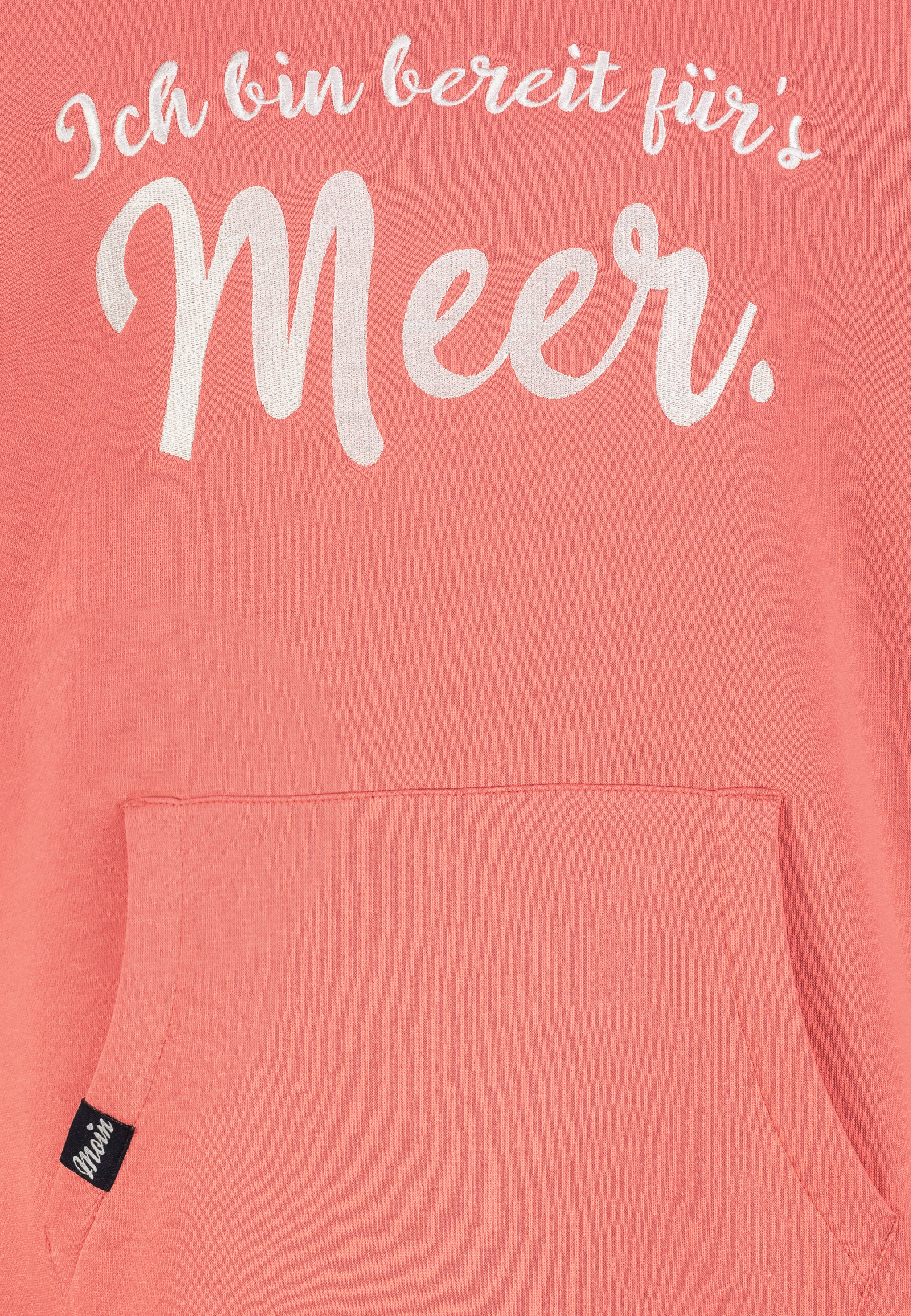 D_10600BA02733C_11300_D1.jpg Sweat Hoodie Kapuze Spruchdruck Kordelzug Langarm