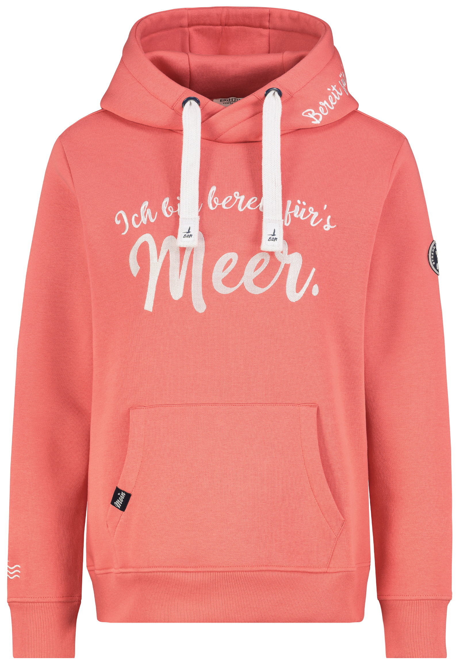 D_10600BA02733C_11300_V.jpg Sweat Hoodie Kapuze Spruchdruck Kordelzug Langarm