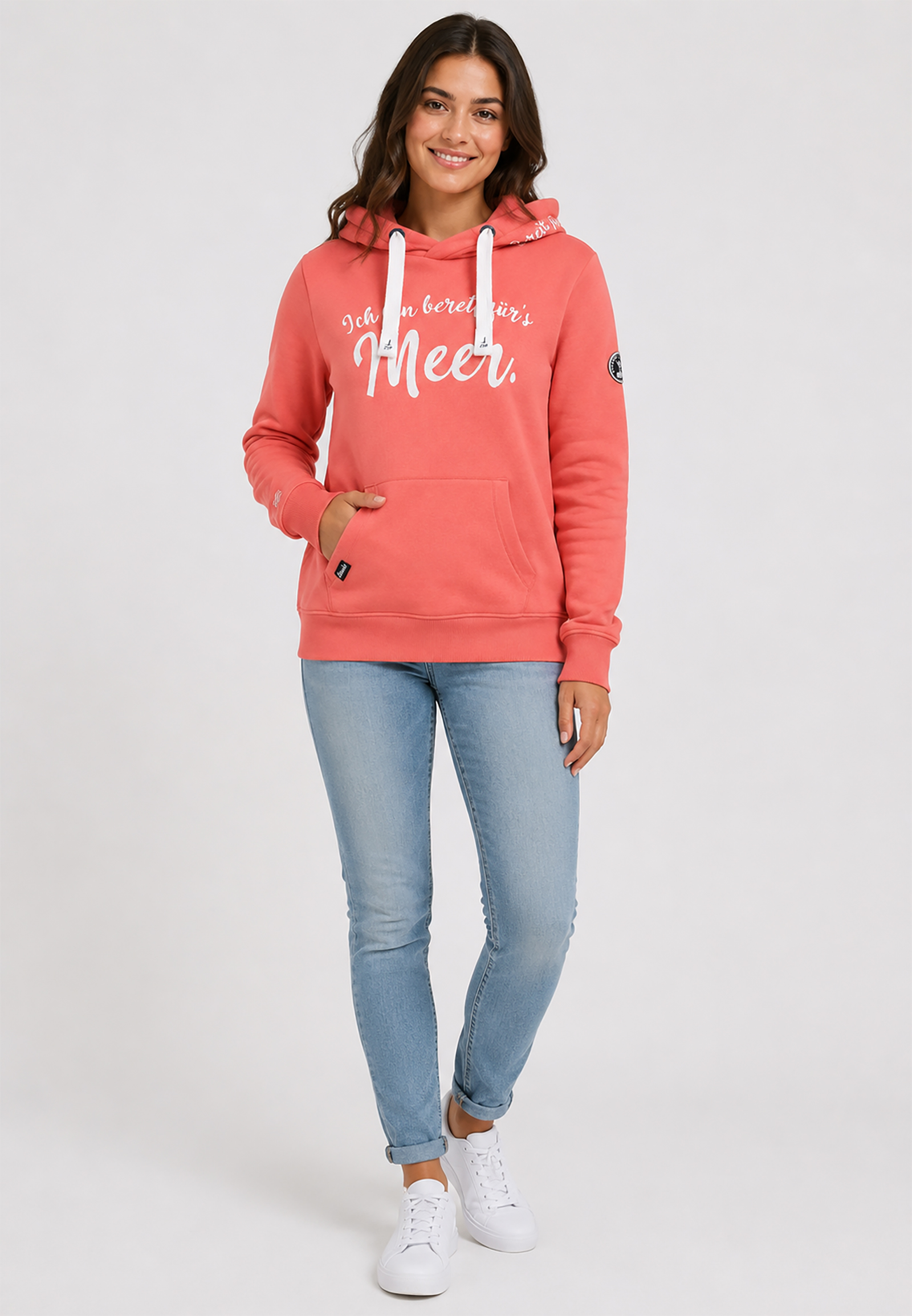 Sweat Hoodie Kapuze Spruchdruck Kordelzug Langarm Sweat Hoodie Kapuze Spruchdruck Kordelzug Langarm