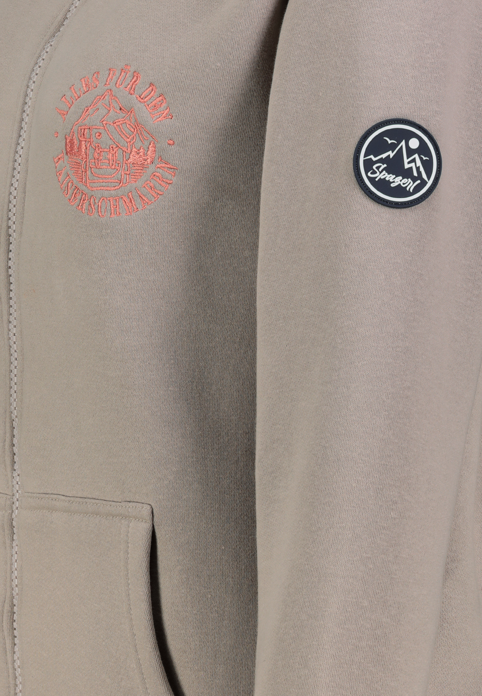 D10600BI02861A2_20300_D1.jpg Kapuzenpullover Eingrifftaschen Reißverschluss Stickerei
