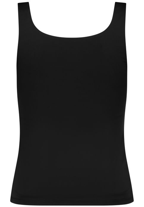 Sublevel Unifarbenes Trägertop 2er-Set Integriertes BH-Top Rundhals – Schwarz-Blau, Bild 7