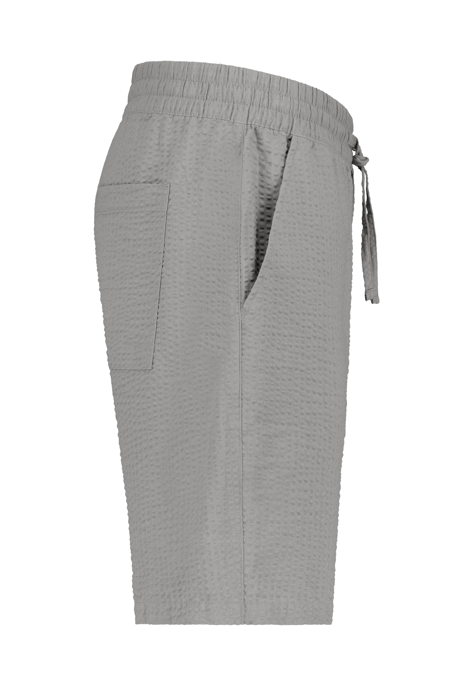 H70069AG62491KA_23200_S1.jpg Einfarbige Shorts Eingrifftaschen Elastischer Bund