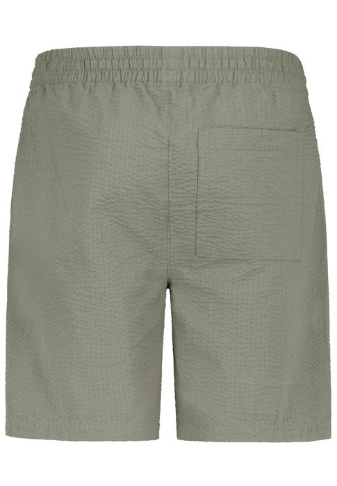 Sublevel Sublevel Einfarbige Shorts Eingrifftaschen Elastischer Bund – Grün, Bild 8