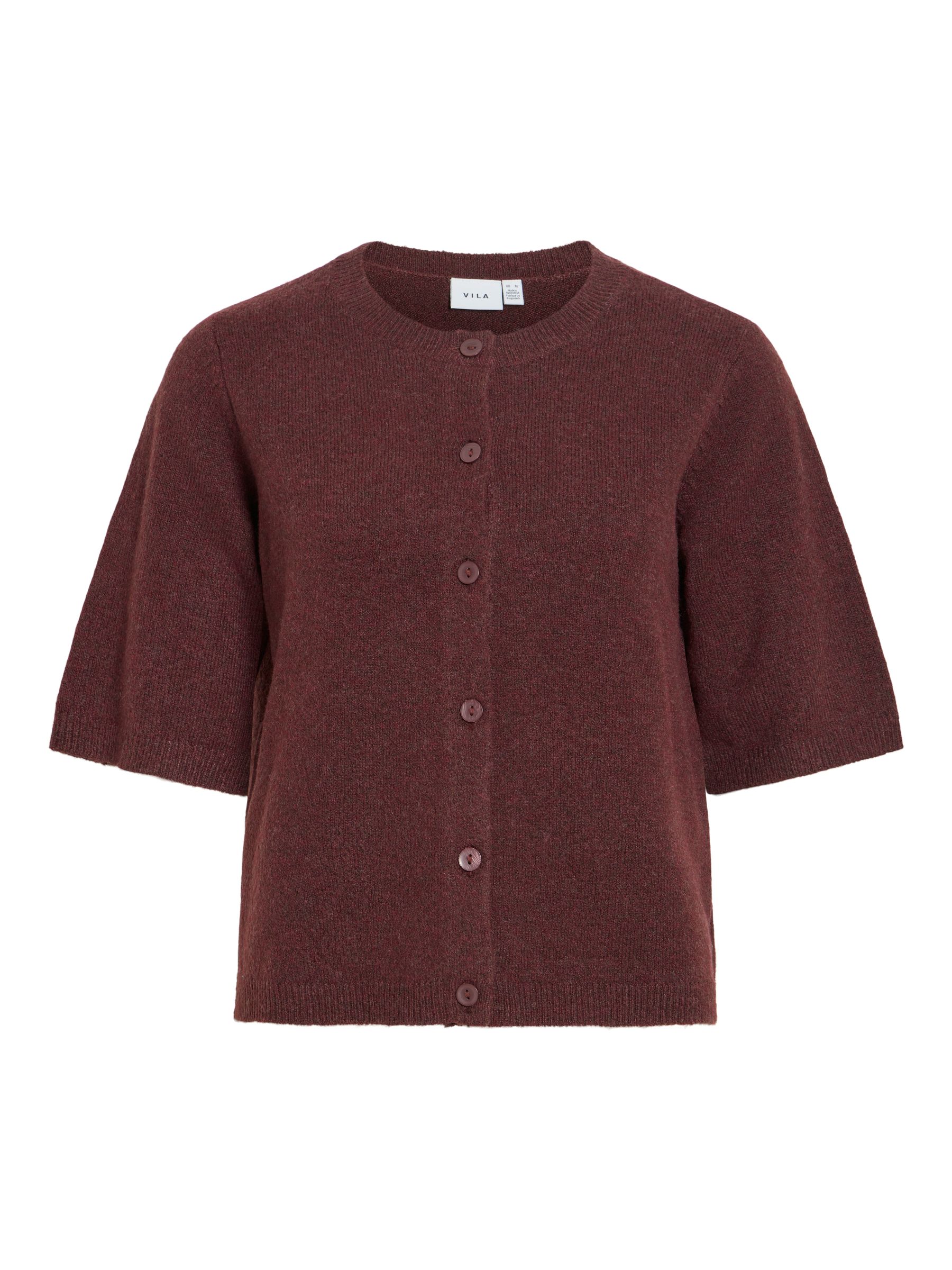 14113226_5022314.jpg Stilvoller Cardigan Rundhalsausschnitt Knopfleiste