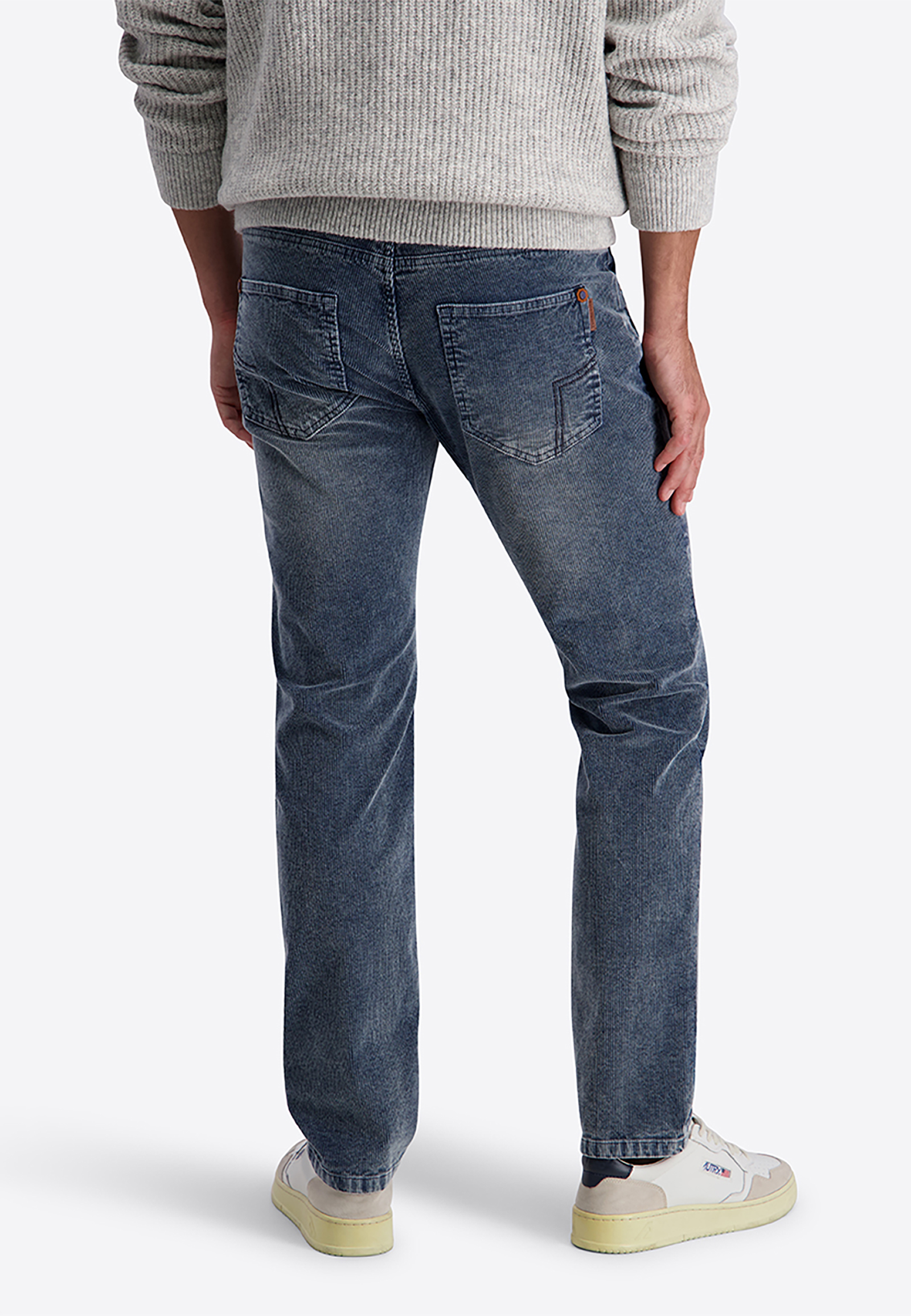Stilvolle Jeans Reißverschluss Slim Fit Washed-Optik Stilvolle Jeans Reißverschluss Slim Fit Washed-Optik