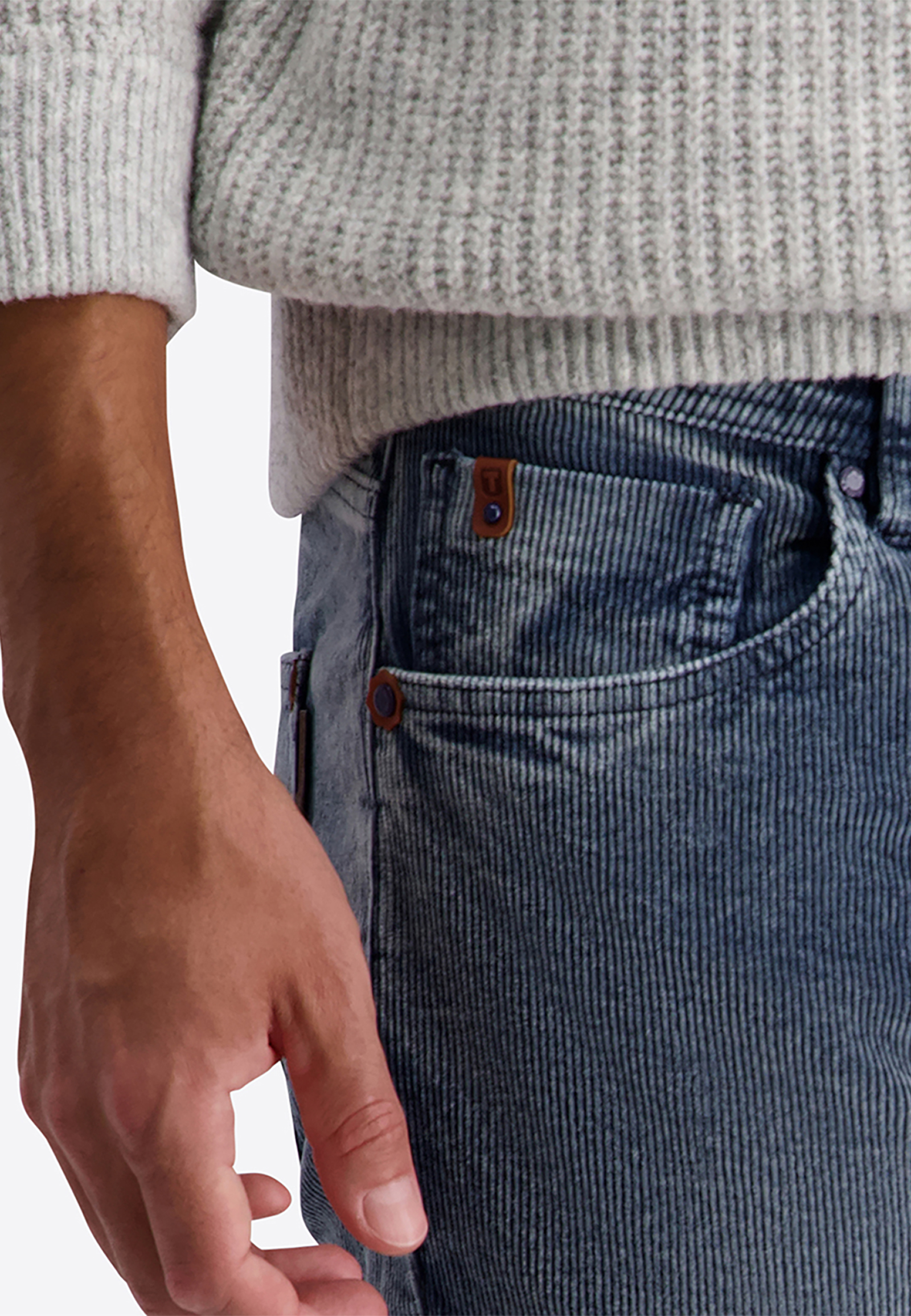 Stilvolle Jeans Reißverschluss Slim Fit Washed-Optik Stilvolle Jeans Reißverschluss Slim Fit Washed-Optik