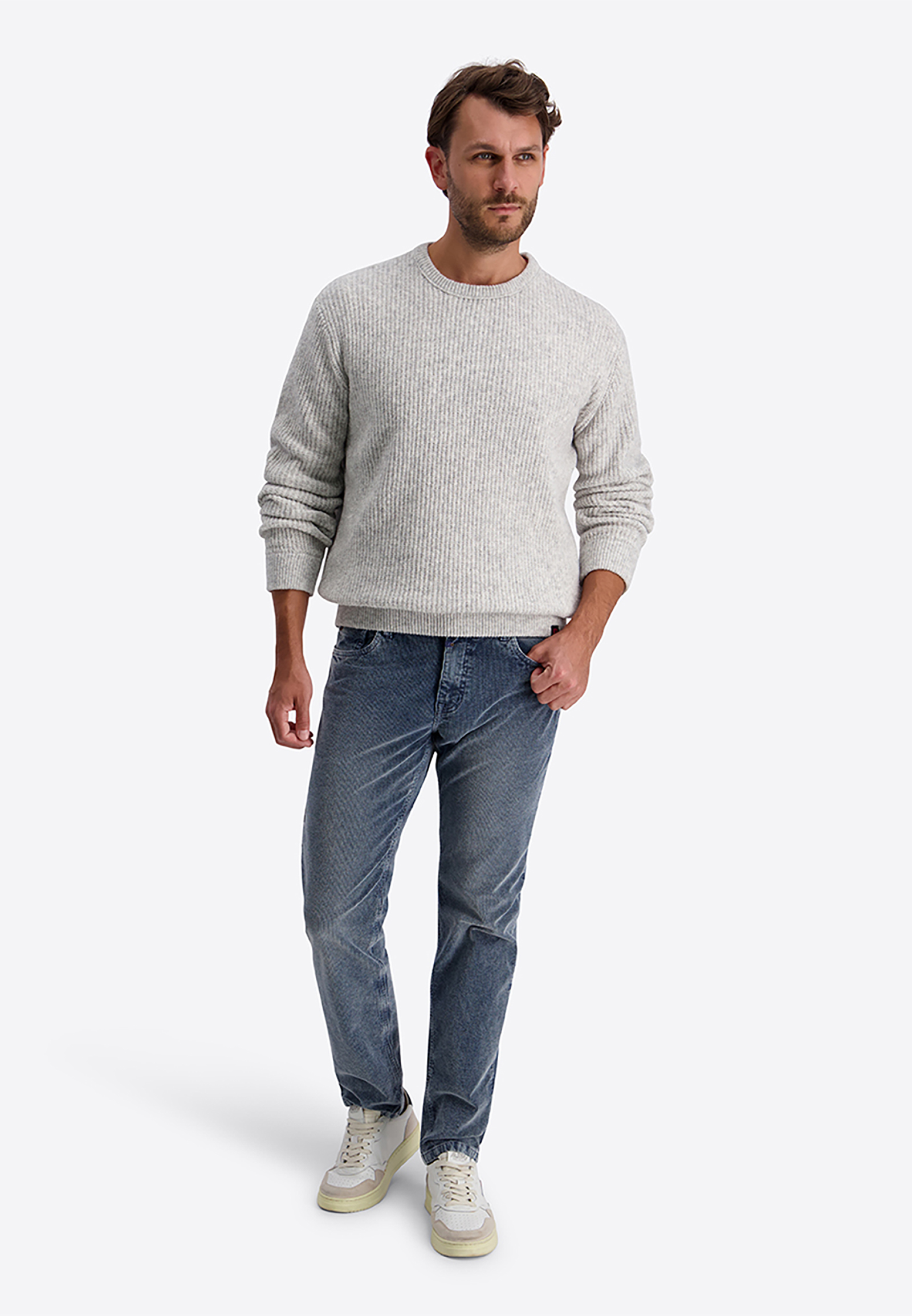 Stilvolle Jeans Reißverschluss Slim Fit Washed-Optik Stilvolle Jeans Reißverschluss Slim Fit Washed-Optik