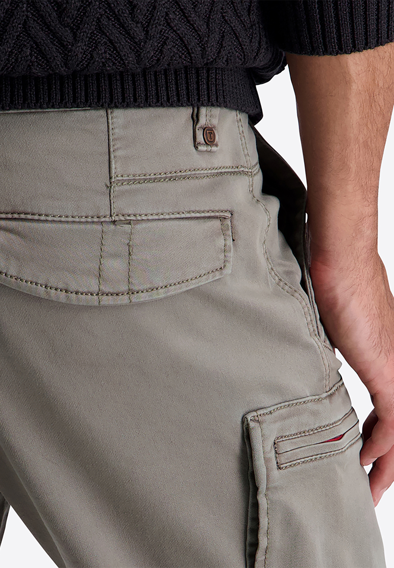 Vielseitige Cargohose Knöchellang Unifarben Modisch Vielseitige Cargohose Knöchellang Unifarben Modisch