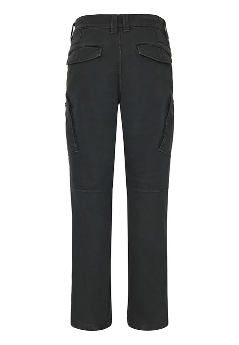 Timezone Timezone Vielseitige Cargohose Knöchellang Unifarben Modisch – Anthrazit, Bild 7