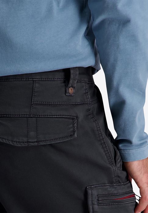 Timezone Timezone Vielseitige Cargohose Knöchellang Unifarben Modisch – Anthrazit, Bild 5