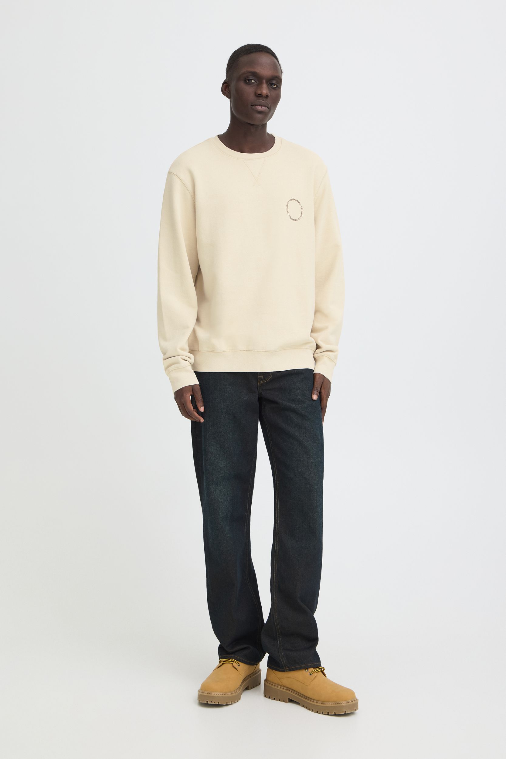 20721060-141107_141107_5.jpg Bequemes Sweatshirt Rundhals Rippbündchen Unifarben