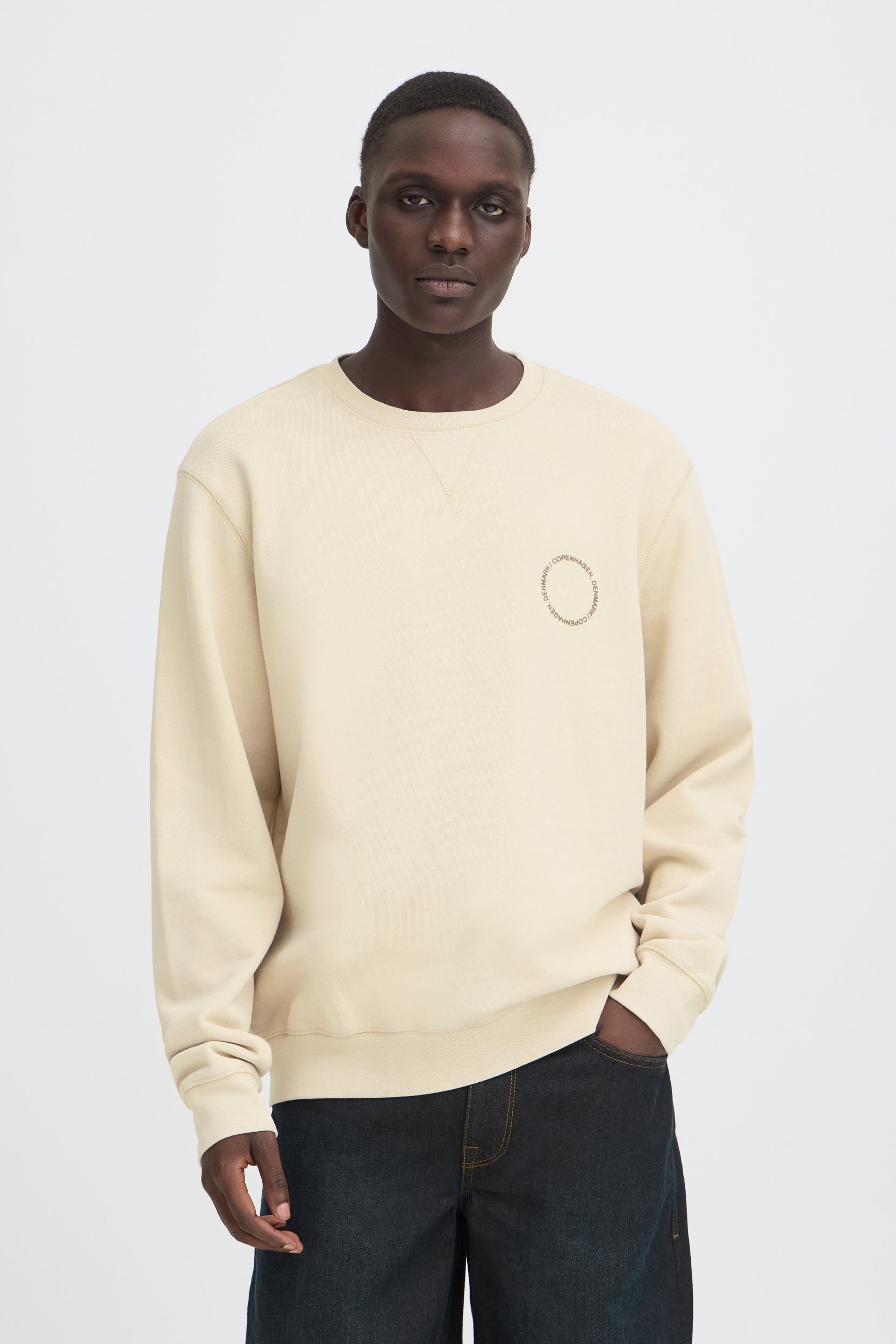 20721060-141107_141107_6.jpg Bequemes Sweatshirt Rundhals Rippbündchen Unifarben