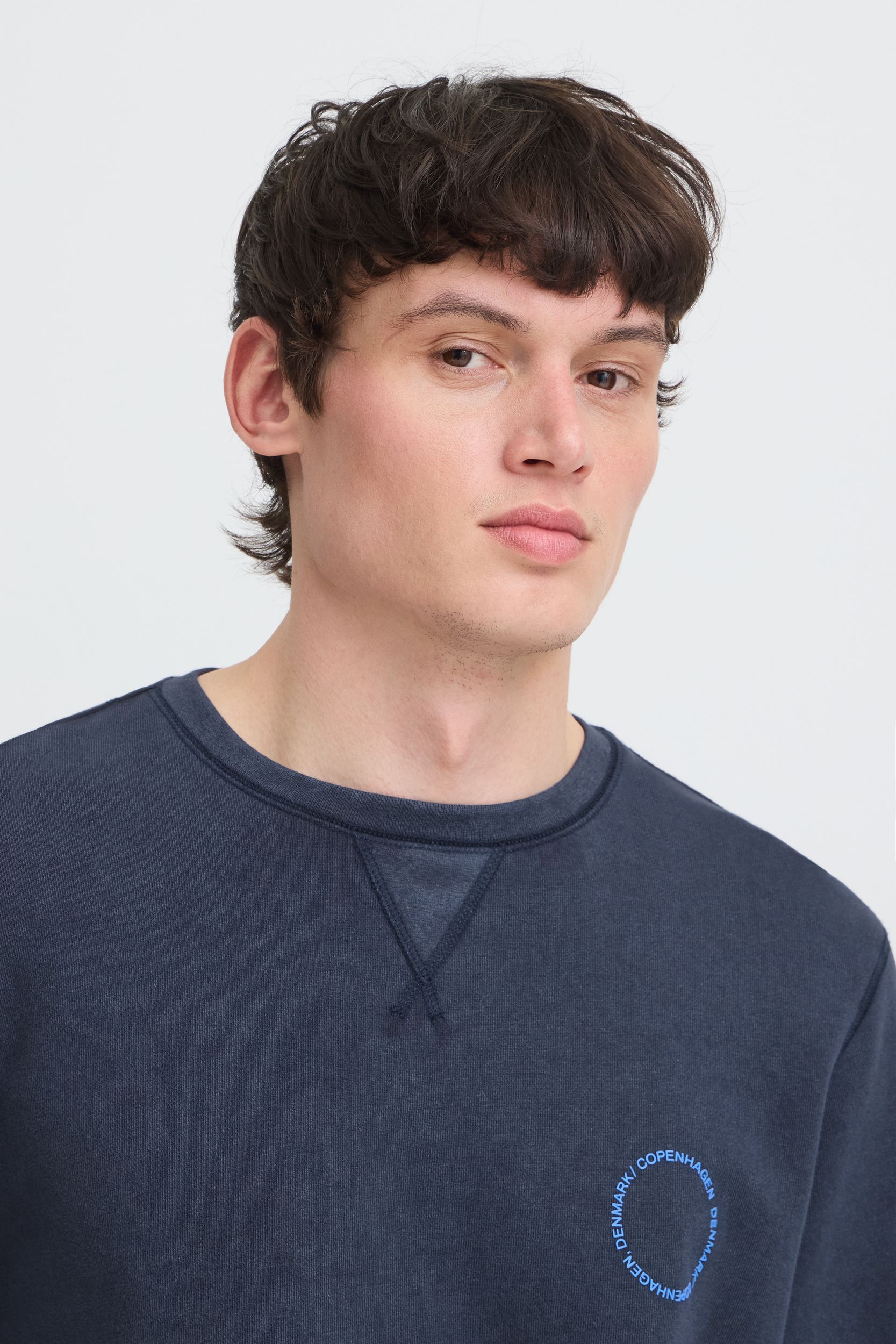 20721060-194011_194011_4.jpg Bequemes Sweatshirt Rundhals Rippbündchen Unifarben