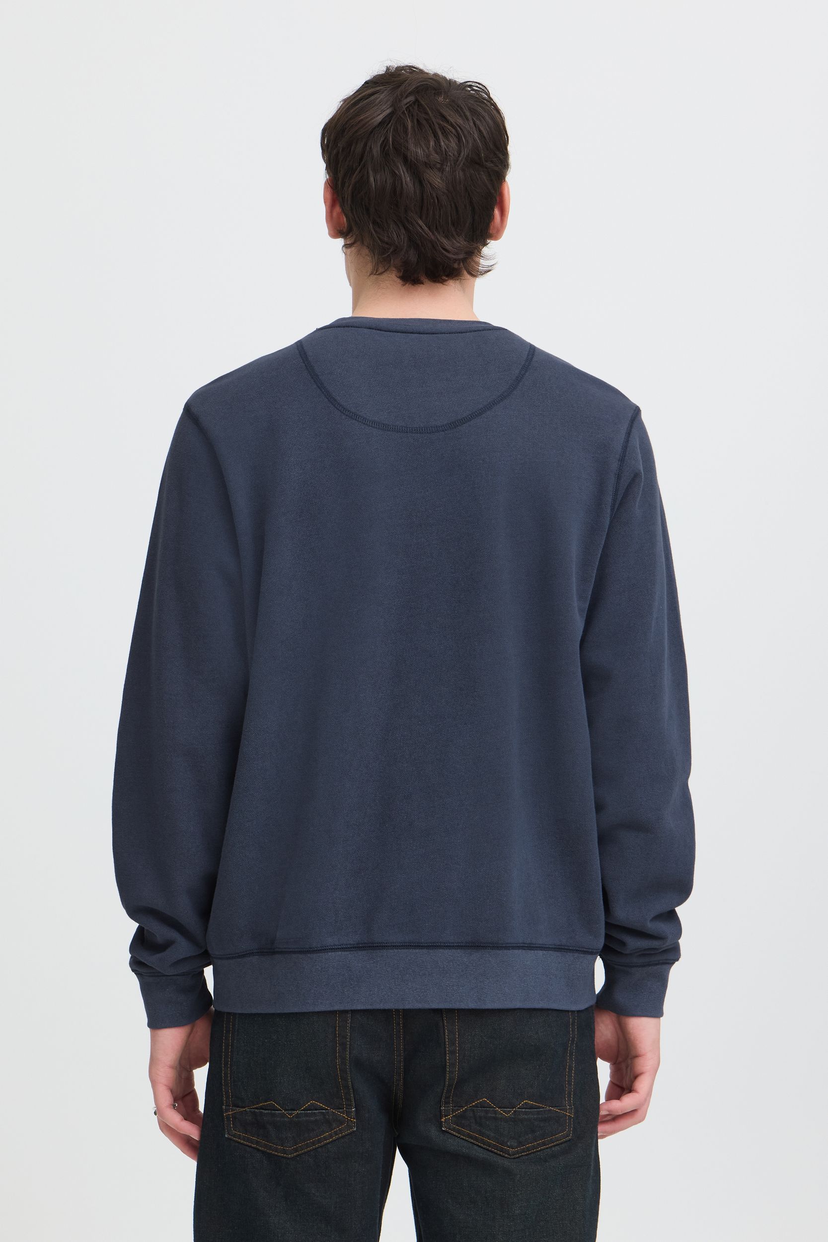 20721060-194011_194011_7.jpg Bequemes Sweatshirt Rundhals Rippbündchen Unifarben