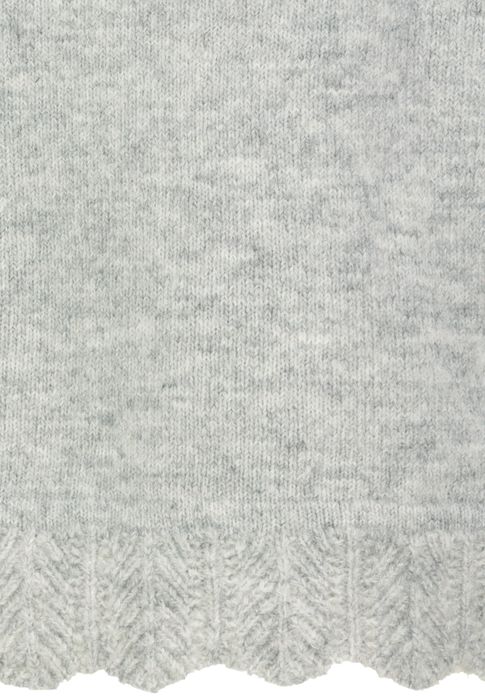 Eight 2 Nine Langarm Strickpullover Ajourstrickbündchen Langarm Modisch – Grau, Bild 5