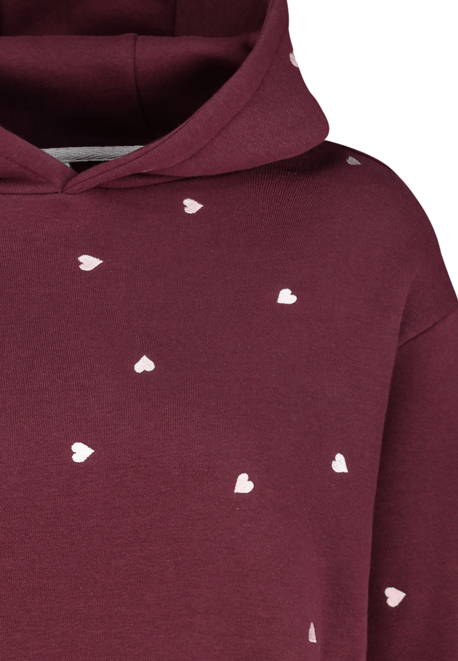 D10618BA02834A4_15400_D1.jpg Kapuzenpullover Kängurutasche Bestickt Rippbündchen