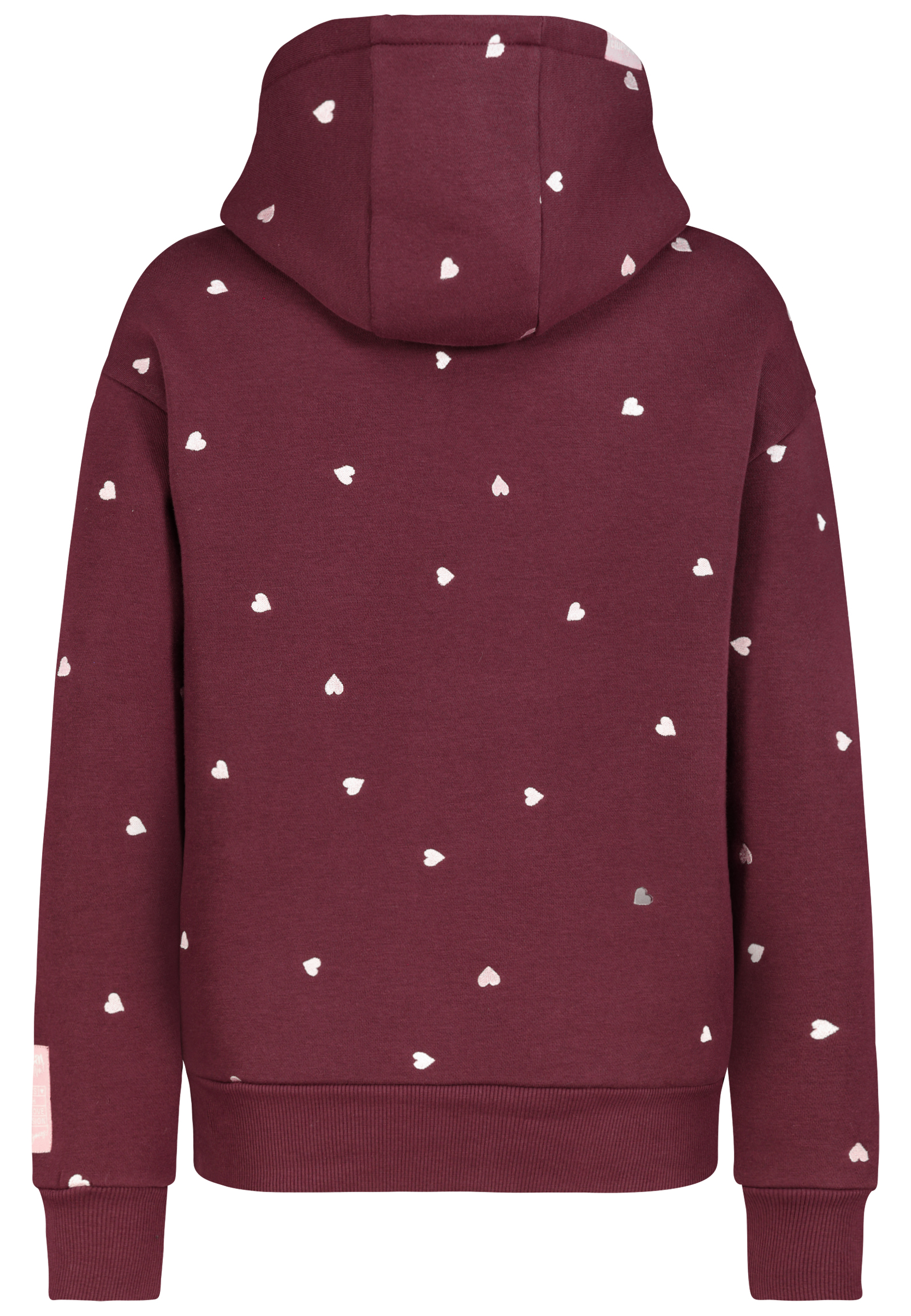 D10618BA02834A4_15400_H.jpg Kapuzenpullover Kängurutasche Bestickt Rippbündchen