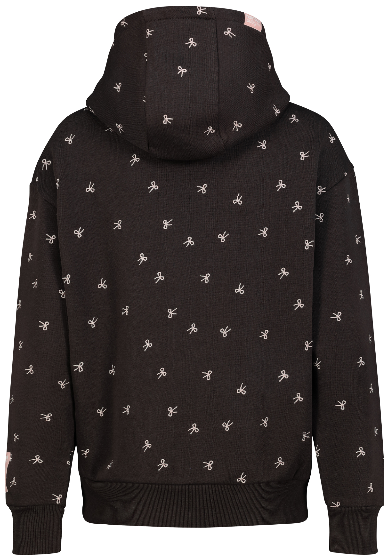 D10618BA02834C_21400_H.jpg Kapuzenpullover Kängurutasche Bestickt Rippbündchen