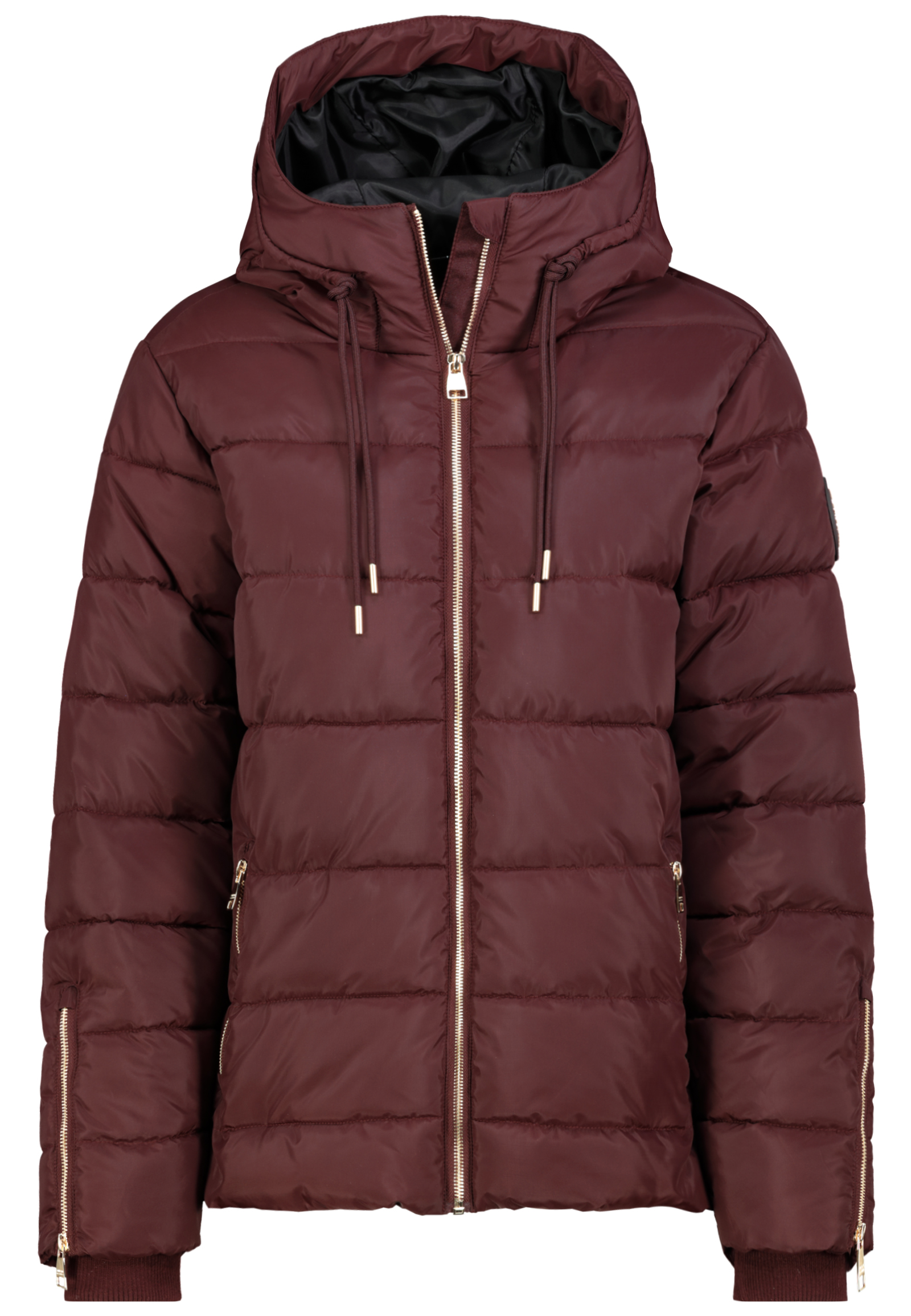 D51160XC44542C5_15400_V.jpg Hochwertige Steppjacke Kapuze Reißverschlussdetails