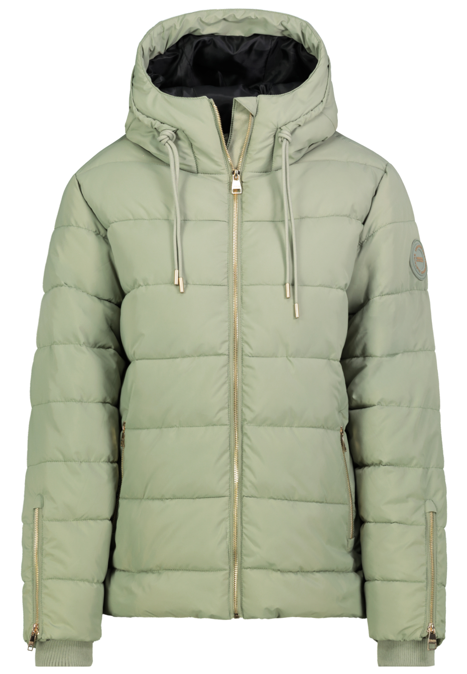 D51160XC44542C6_12300_V.jpg Hochwertige Steppjacke Kapuze Reißverschlussdetails