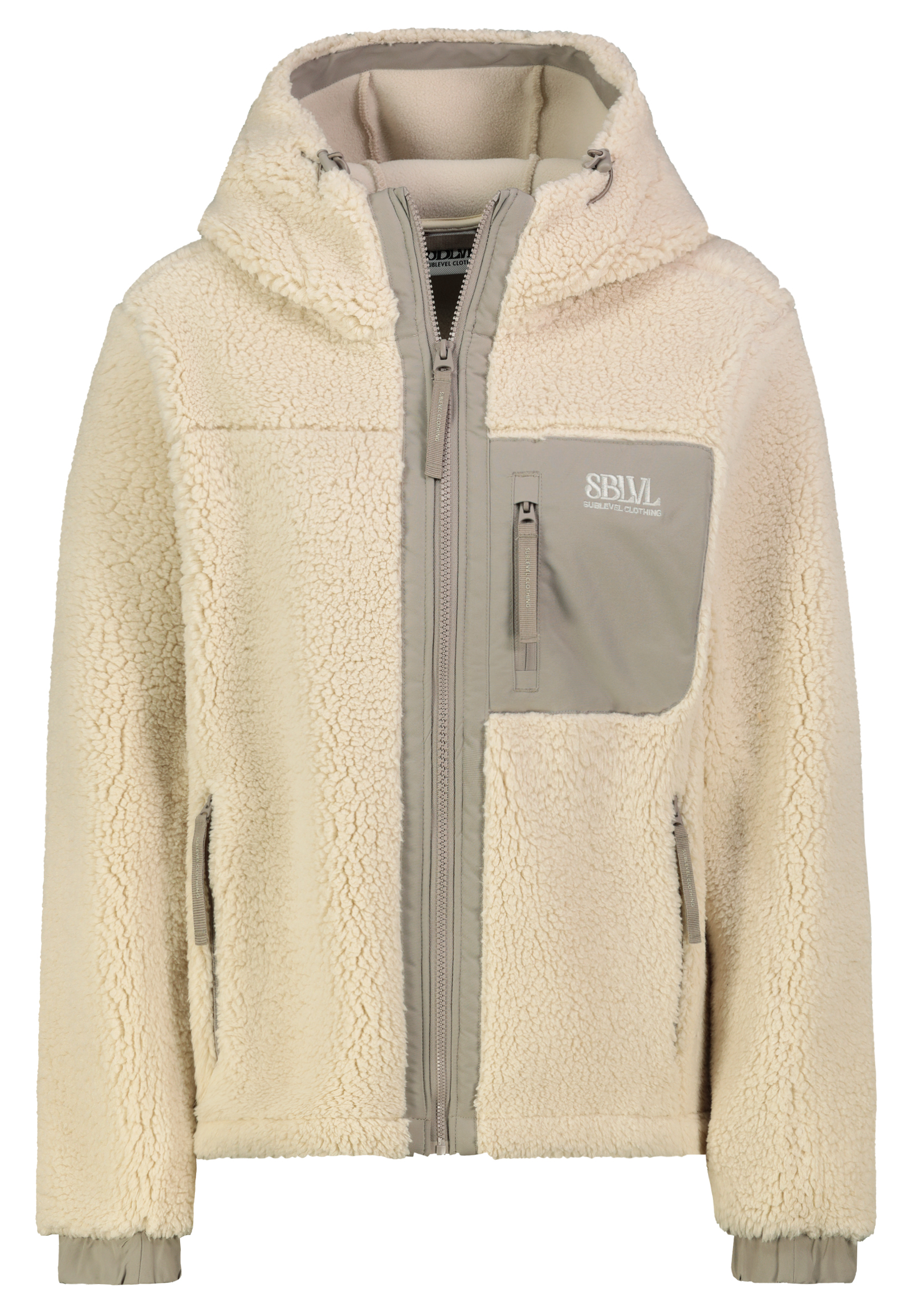 D28003X02893A1_20200_V.jpg Teddyjacke Reißverschlusstaschen Kapuze