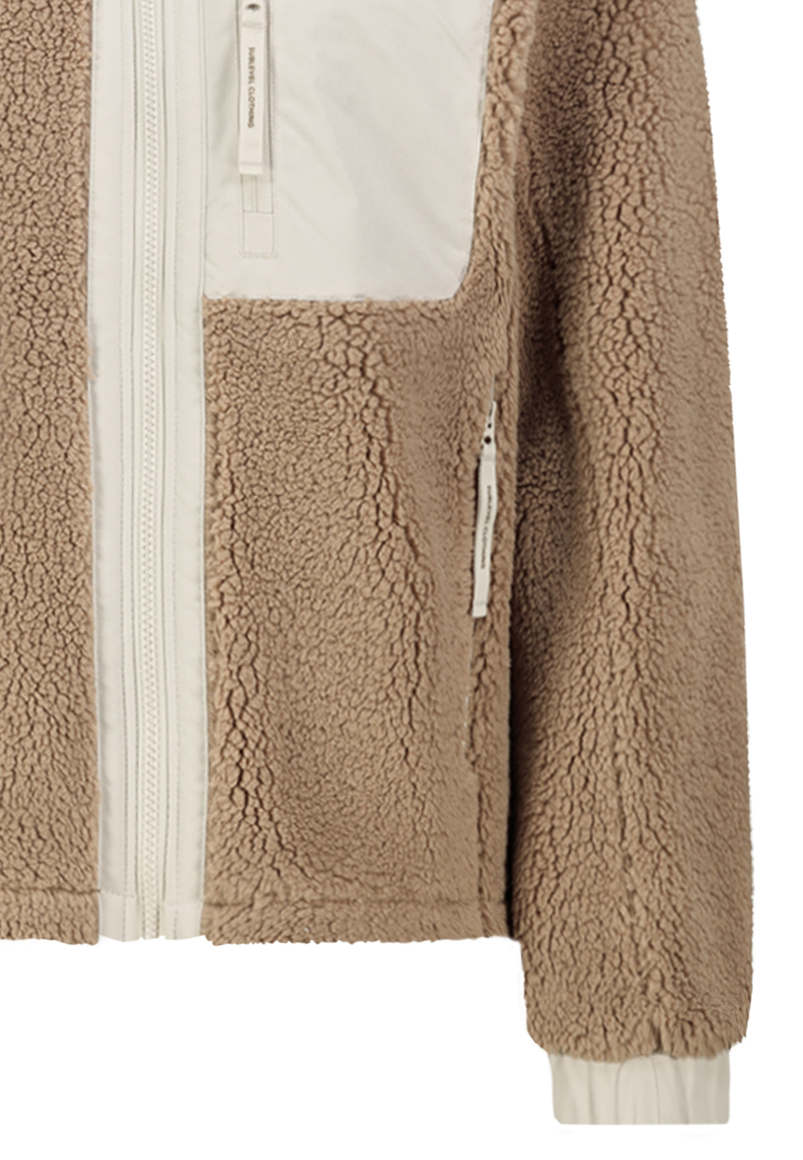 Teddyjacke Reißverschlusstaschen Kapuze Teddyjacke Reißverschlusstaschen Kapuze
