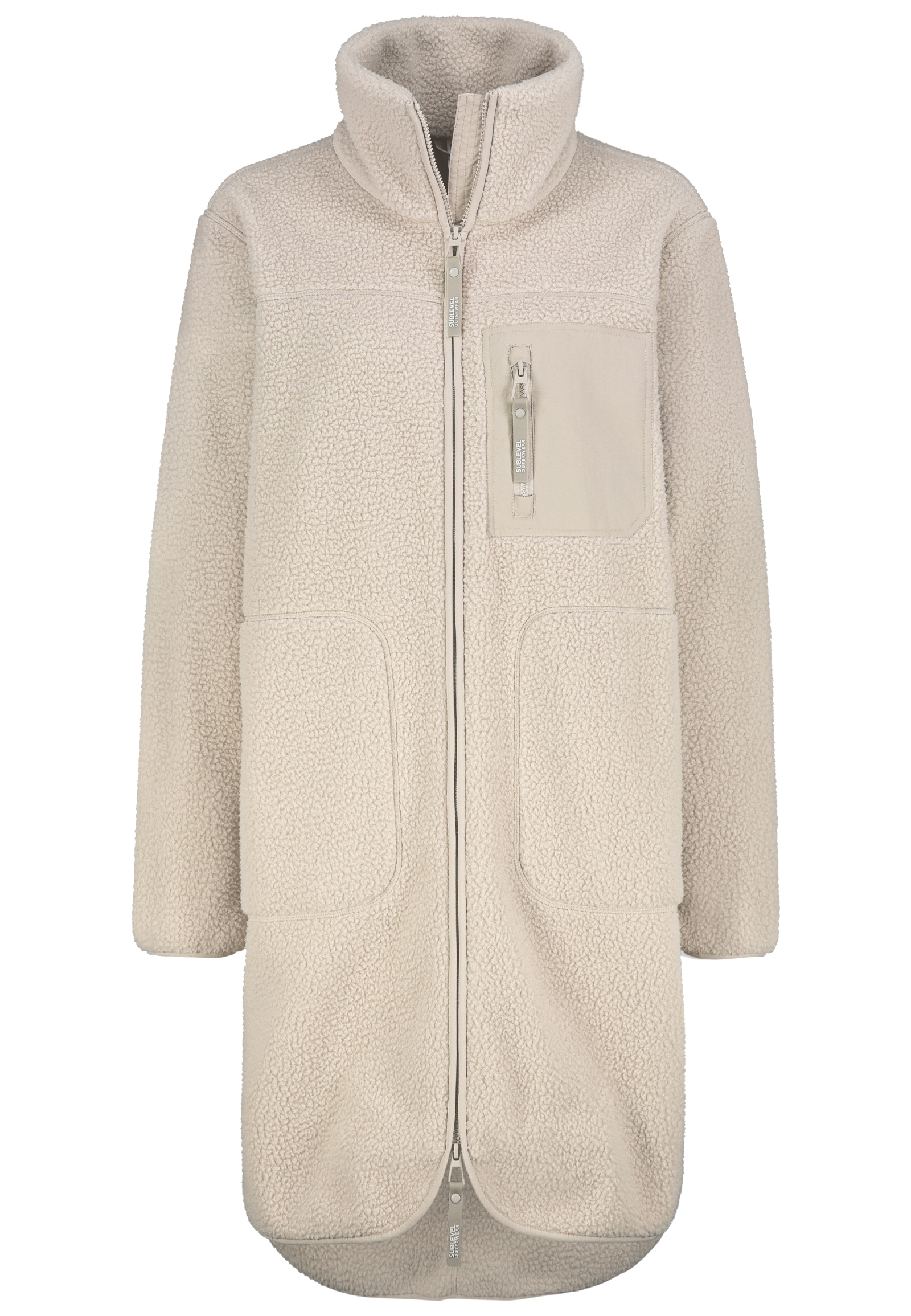 D20001XC02792A1NO_20200_V.jpg Stilvolle Winterjacke Stehkragen Reißverschluss Langarm