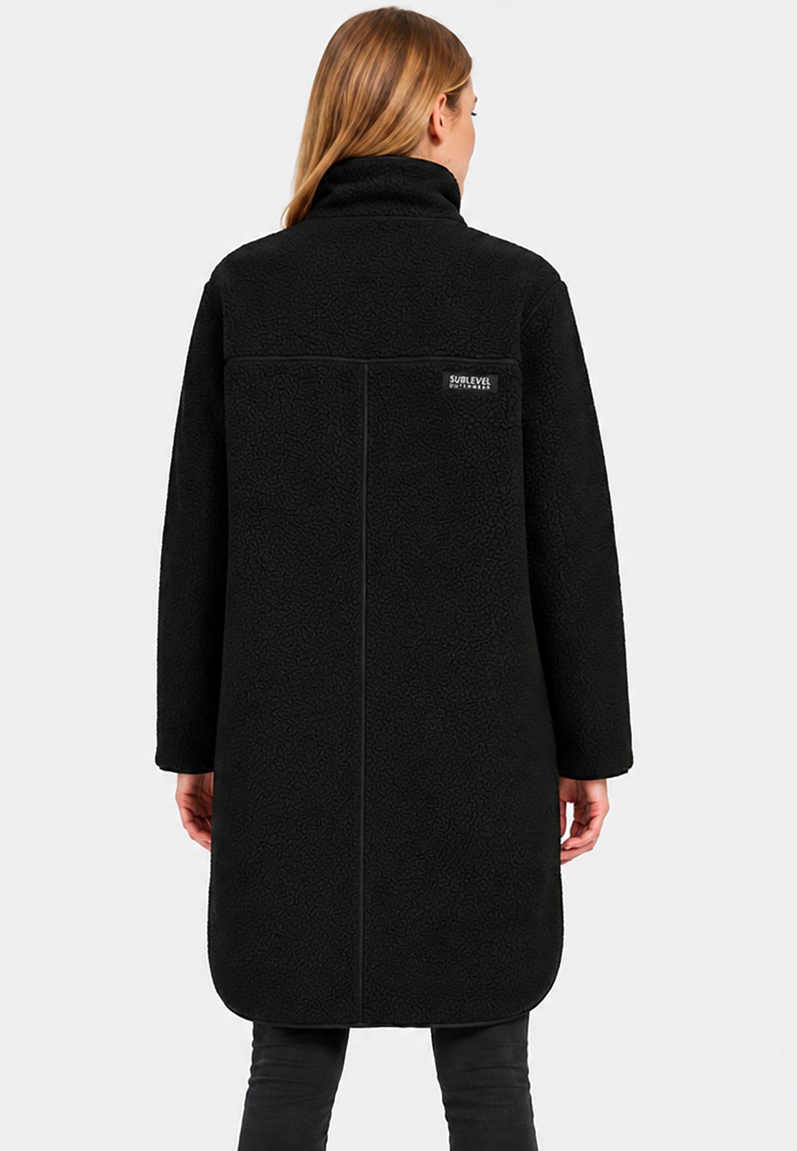 Stilvolle Winterjacke Stehkragen Reißverschluss Langarm Stilvolle Winterjacke Stehkragen Reißverschluss Langarm