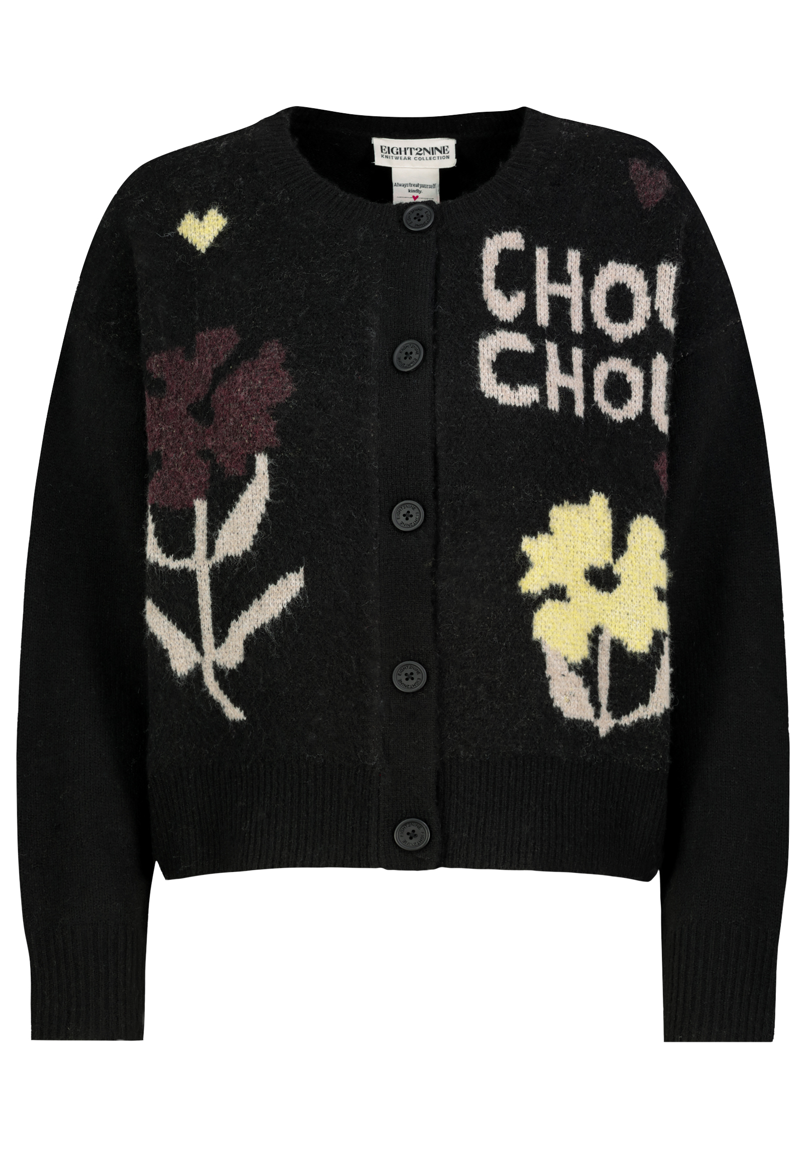 D93161AK91027A3_24000_V.jpg EIGHT 2 NINE Modische Strickjacke Knopfverschluss Langarm