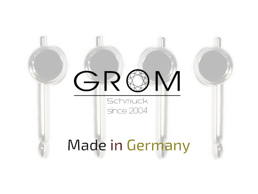 Grom Schmuck Smoking-Knöpfe mit Onyxeinlage aus 925er Sterling Silber hergestellt in Deutschland Smoking-Knöpfe mit Onyxeinlage 925er Silber Made in Germany