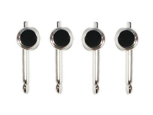 Klassische Smoking Knöpfe mit Onyxeinlage aus 925er Sterling Silber Schicke Smoking Knöpfe mit Onyxeinlage aus 925er Sterling Silber