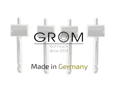 Grom Schmuck Smoking-Knöpfe aus Silber hergestellt in Deutschland Smoking-Knöpfe aus massivem 925er Sterling Silber von Grom Schmuck – Made in Germany