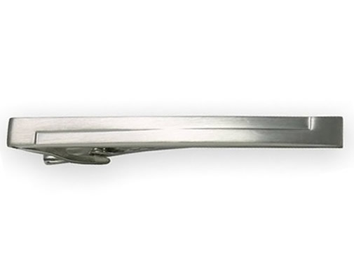 Krawattenklammer silber silberfarbene Krawattennadel