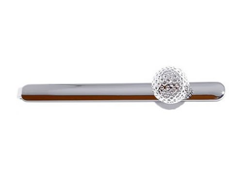 Golfball Krawattenklammer von TEROON Golfball Krawattenklammer Silber Objekt