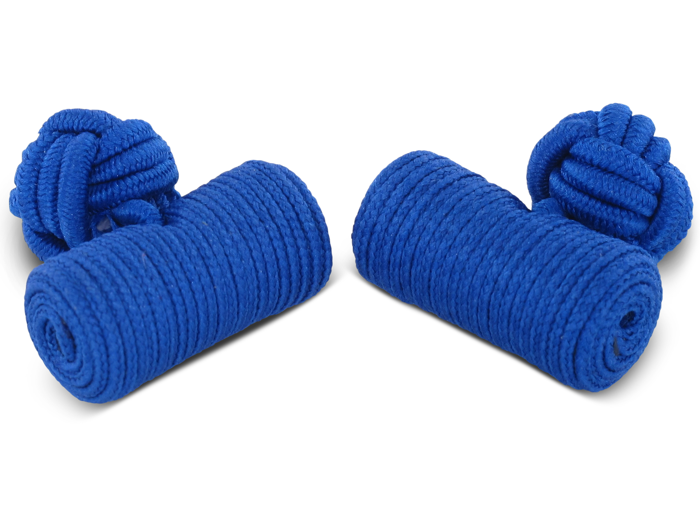 Seidenrolle Manschettenknöpfe blau Seidenrolle Manschettenknöpfe blau