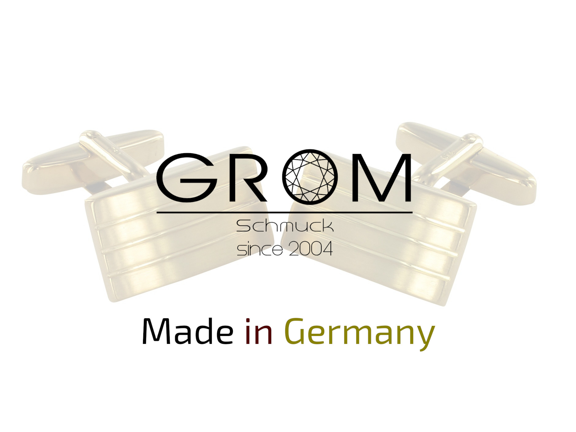 Manschettenknöpfe 70er Gold rechteckig Grom Schmuck Made in Germany Manschettenknöpfe 70er Gold rechteckig – Hergestellt in Deutschland