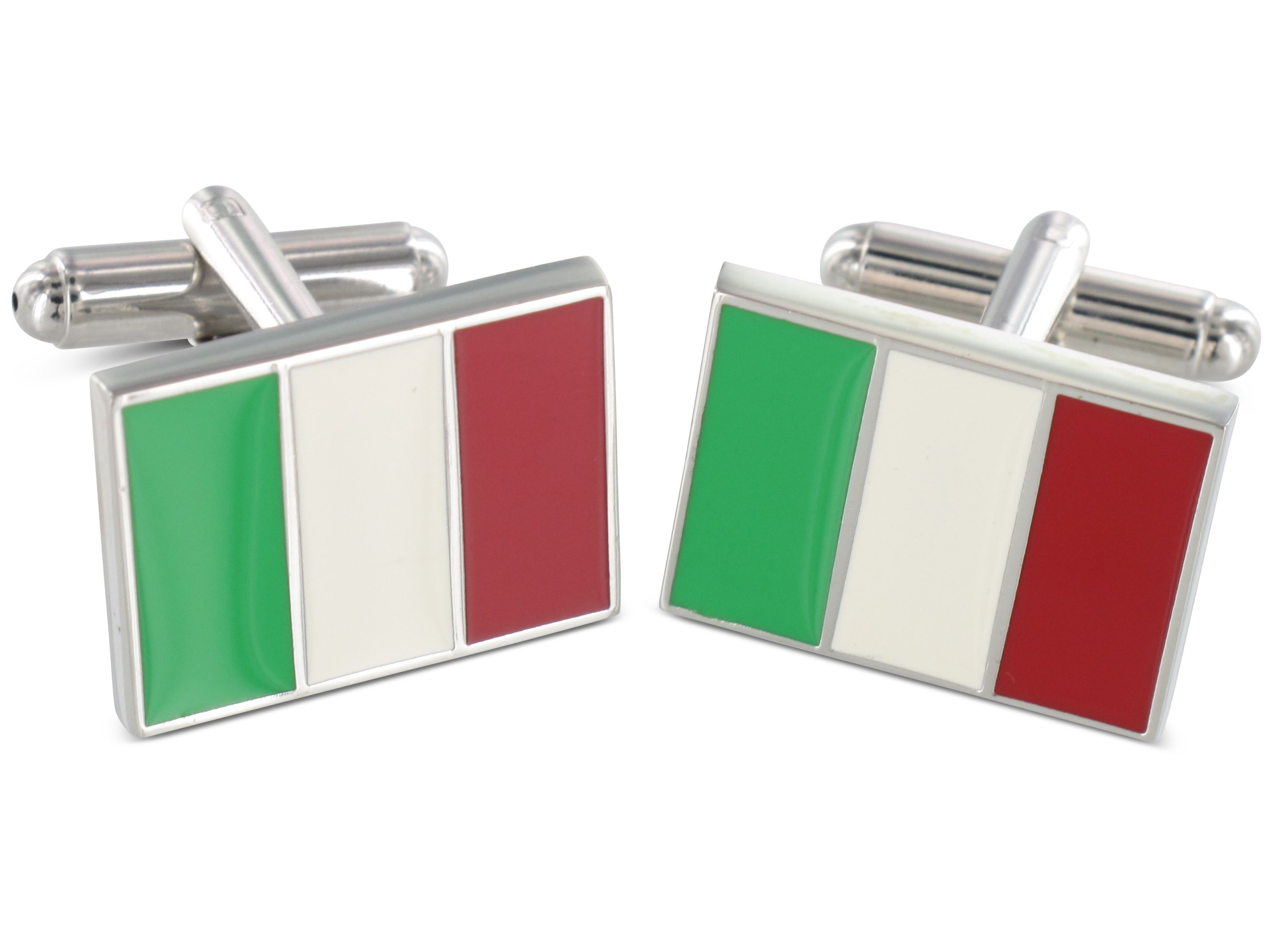 Italienflagge Manschettenknöpfe Manschettenknöpfe Italienflagge