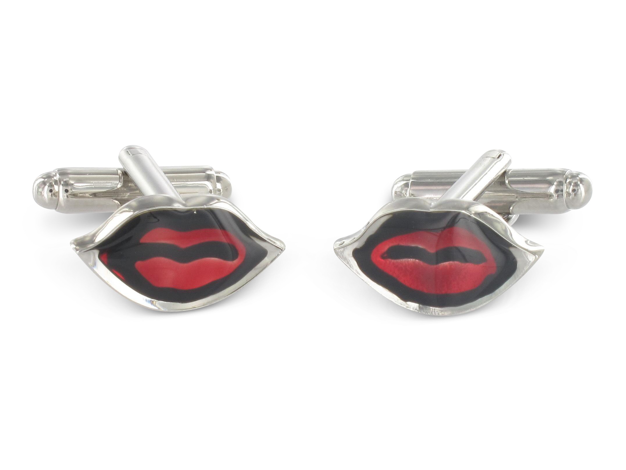 Manschettenknöpfe Lippen Mund Manschettenknöpfe Lippen Mund