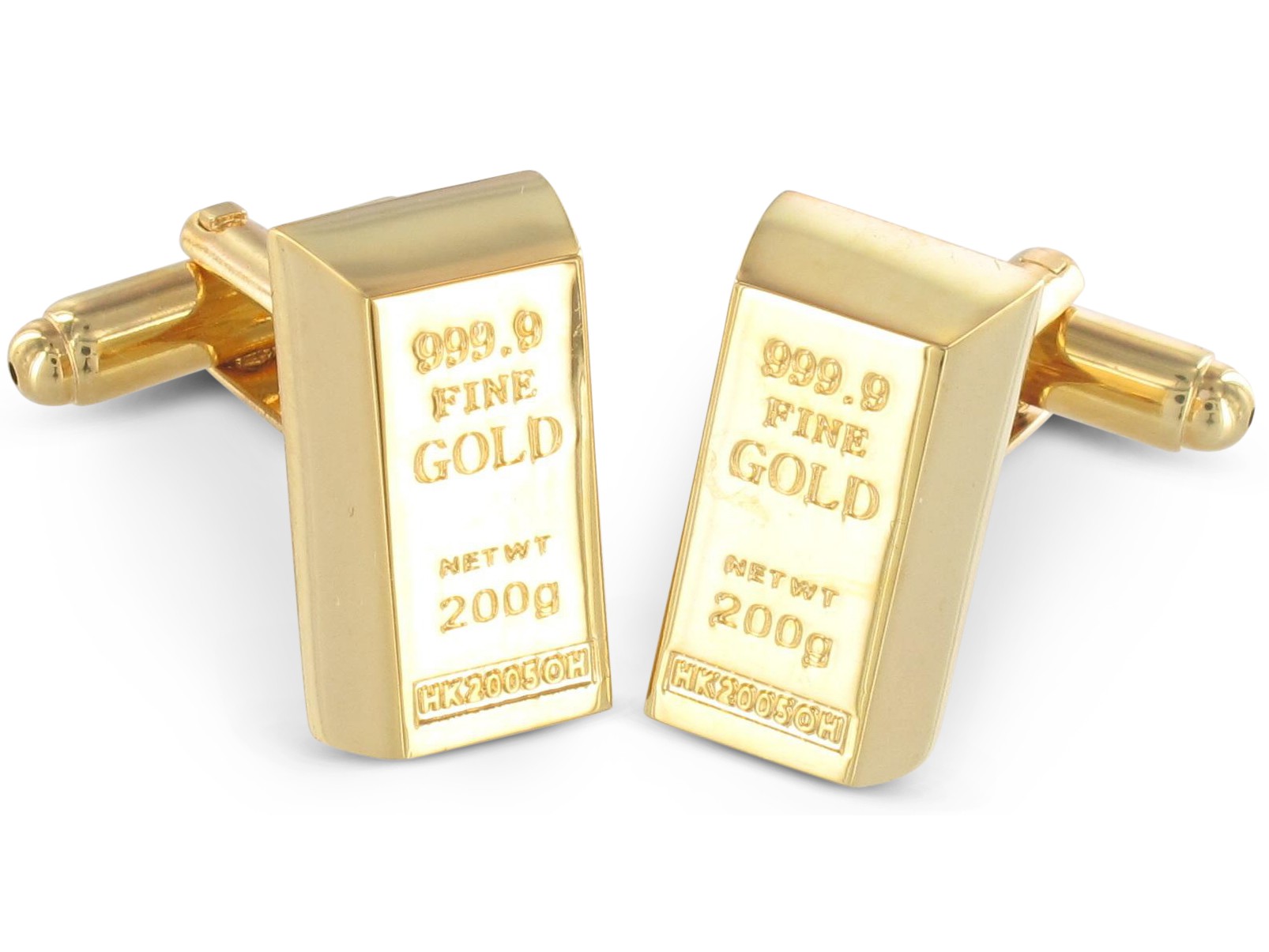 Goldbarren Manschettenknöpfe TEROON Manschettenknöpfe Goldbarren
