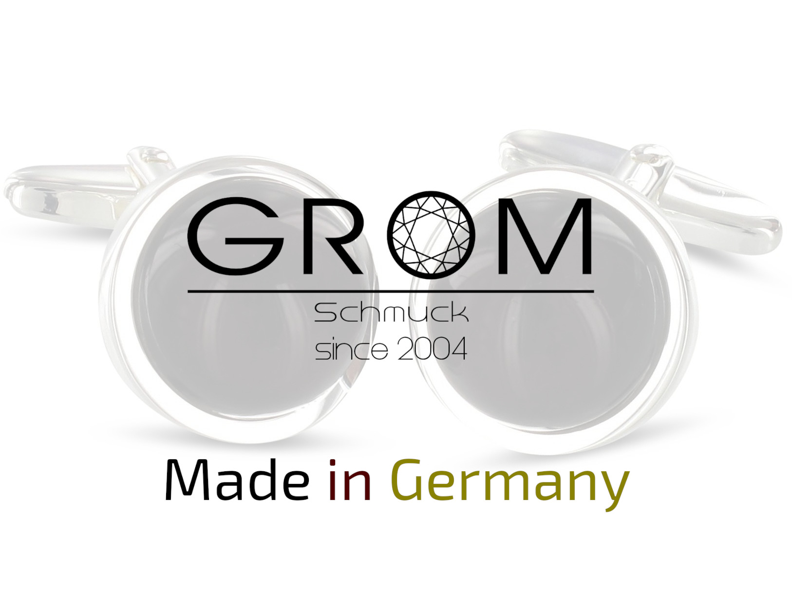 Grom Schmuck Manschettenknöpfe Klapperschlange – Hergestellt in Deutschland Grom Schmuck Manschettenknöpfe KlapperschlangeMade in Germany