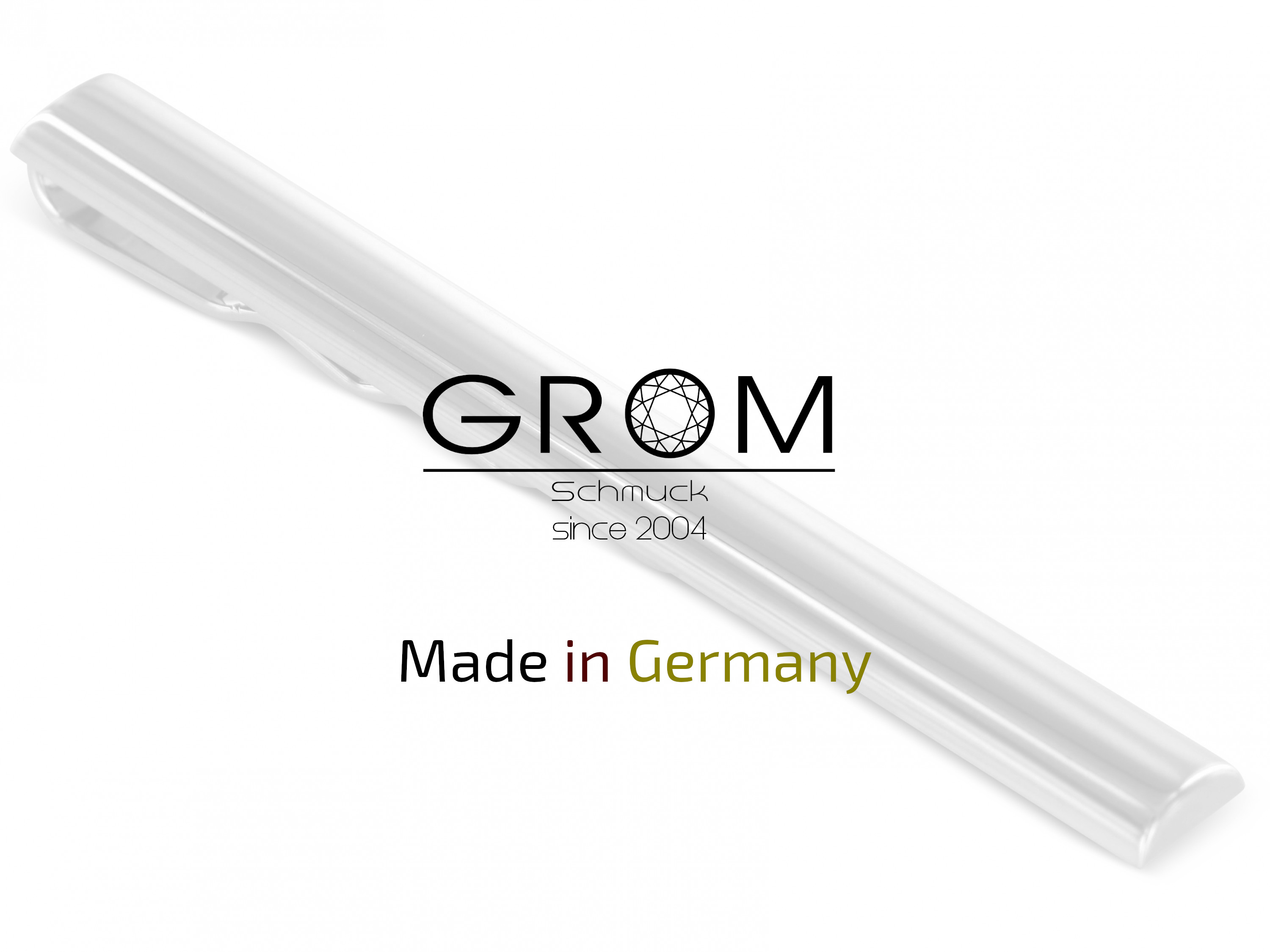 Grom Schmuck Weißgold Krawattennadel Made in Germany Weißgold Krawattennadel Grom Schmuck Hergestellt in Deutschland