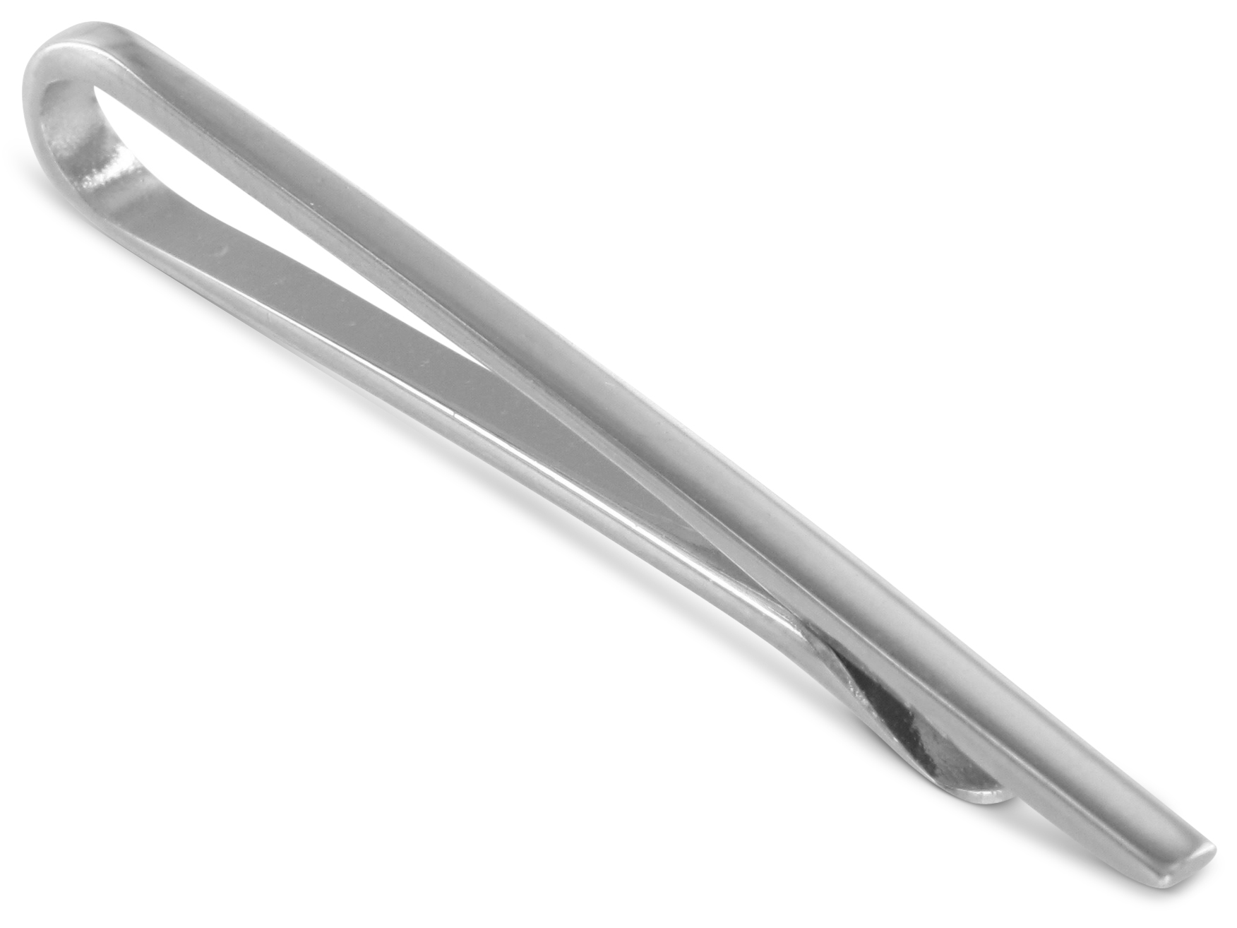 Krawattenschieber Silberfarben silberfarbener Krawattenschieber