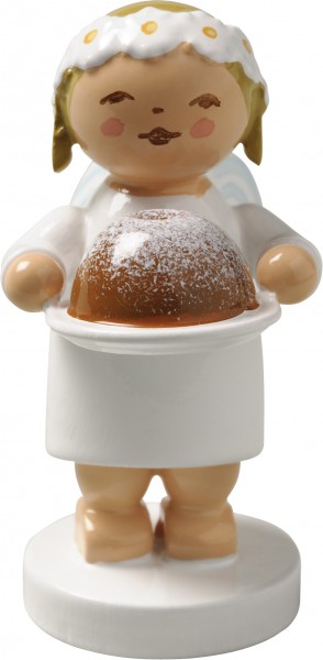 Gratulantenengel mit Kuchen 634/60/1 von Wendt & Kühn Gratulantenengel mit Kuchen 634/60/1 von Wendt & Kühn