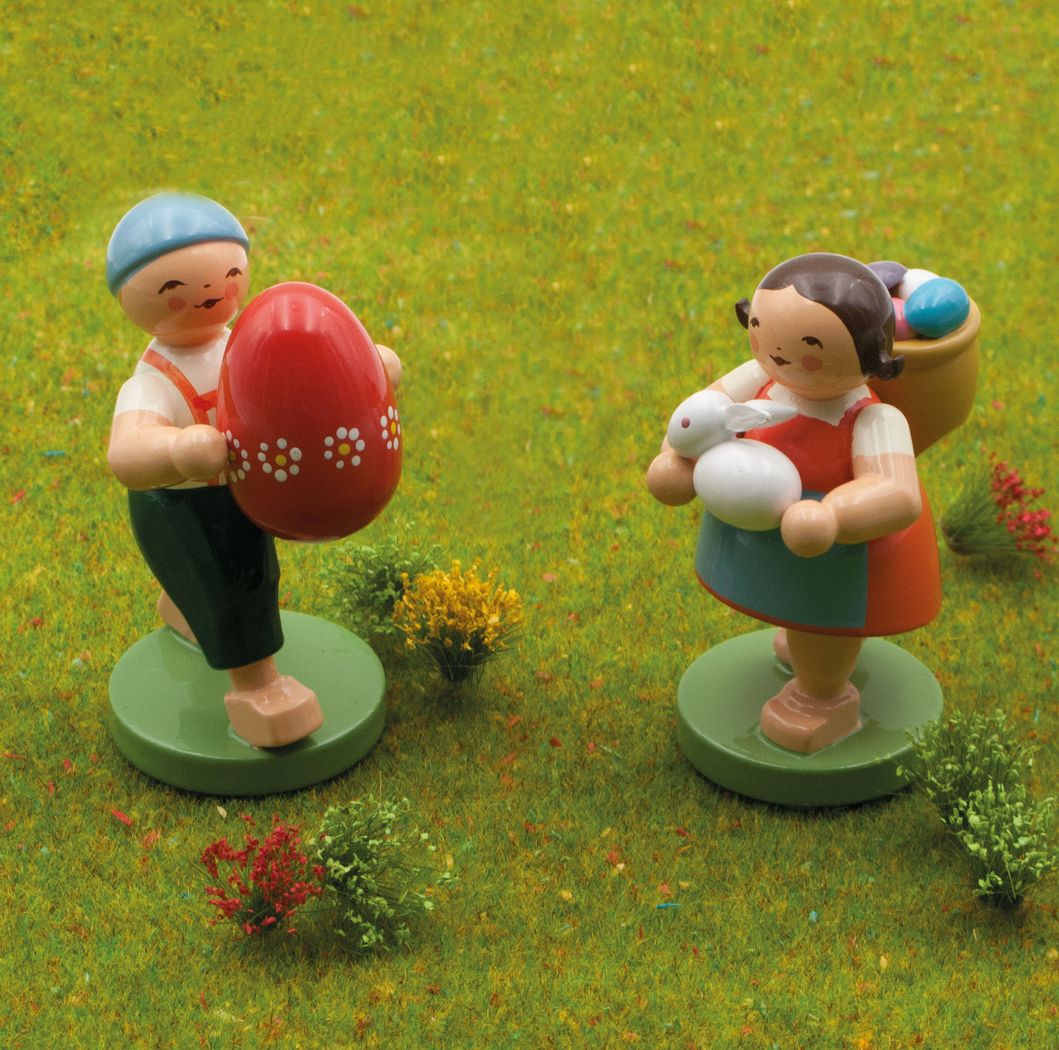 Wendt & Kühn Osterkinder, 2 Figuren 5240/1-3 Wendt & Kühn Osterkinder, 2 Figuren 5240/1-3