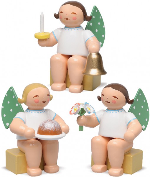 Engel, klein, 3 Figuren 650/k/2015 von Wendt & Kühn Engel, klein, 3 Figuren 650/k/2015 von Wendt & Kühn