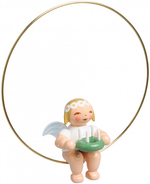 Wendt & Kühn Christbaumengel im Ring, mit Kranz 6308/155 Wendt & Kühn Christbaumengel im Ring, mit Kranz 6308/155