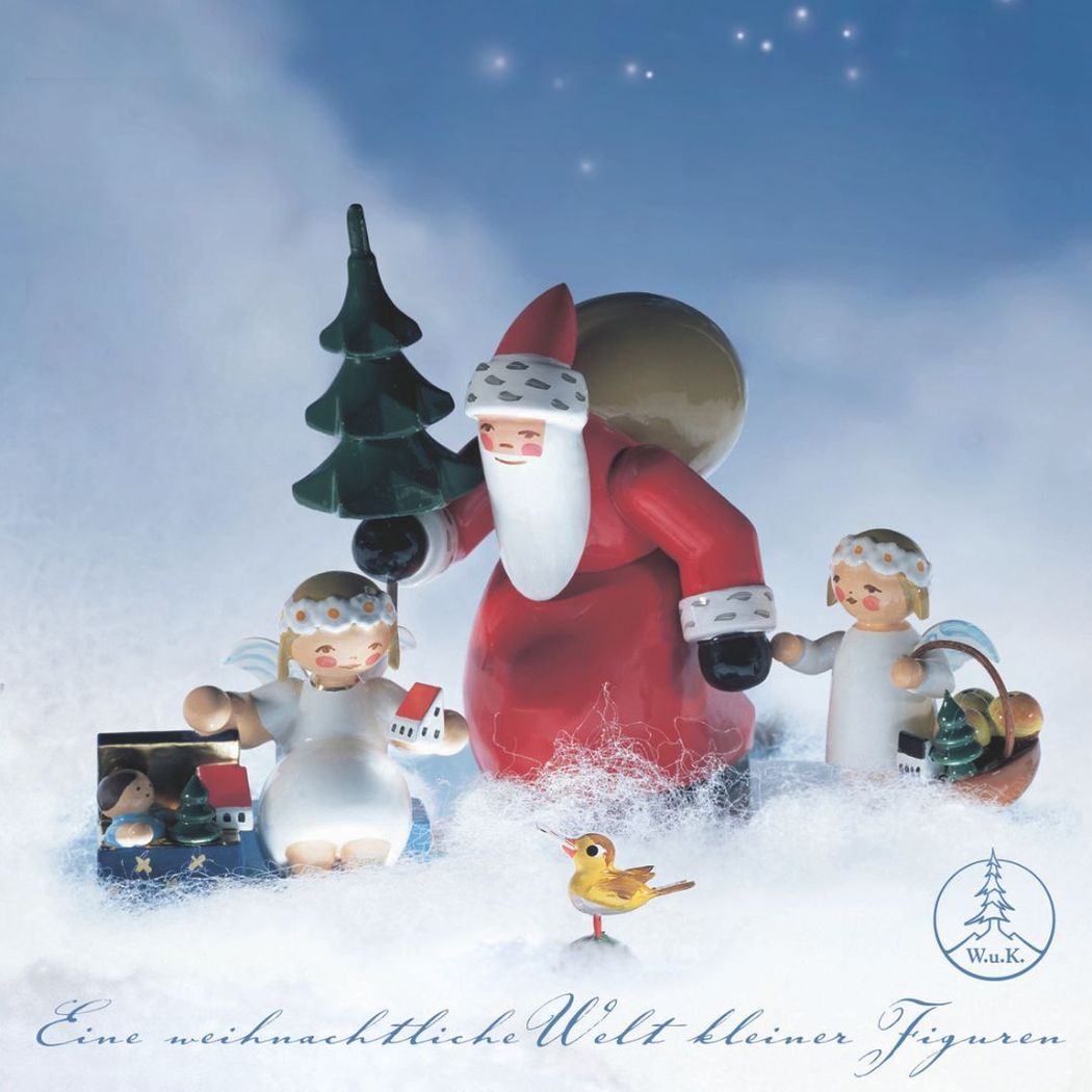 Weihnachtsmann mit Baum und Engel 5301/7 von Wendt & Kühn Weihnachtsmann mit Baum und Engel 5301/7 von Wendt & Kühn