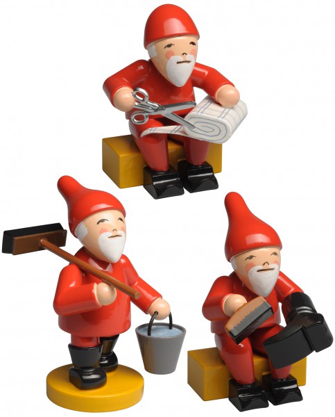 Wendt und Kühn Heinzelmännchen, 3 Figuren 5243/2017 Wendt und Kühn Heinzelmännchen, 3 Figuren 5243/2017