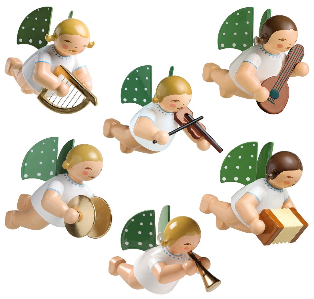 Wendt und Kühn 6 Schwebende Engelmusikanten 650/130/Satz1 Wendt und Kühn 6 Schwebende Engelmusikanten 650/130/Satz1