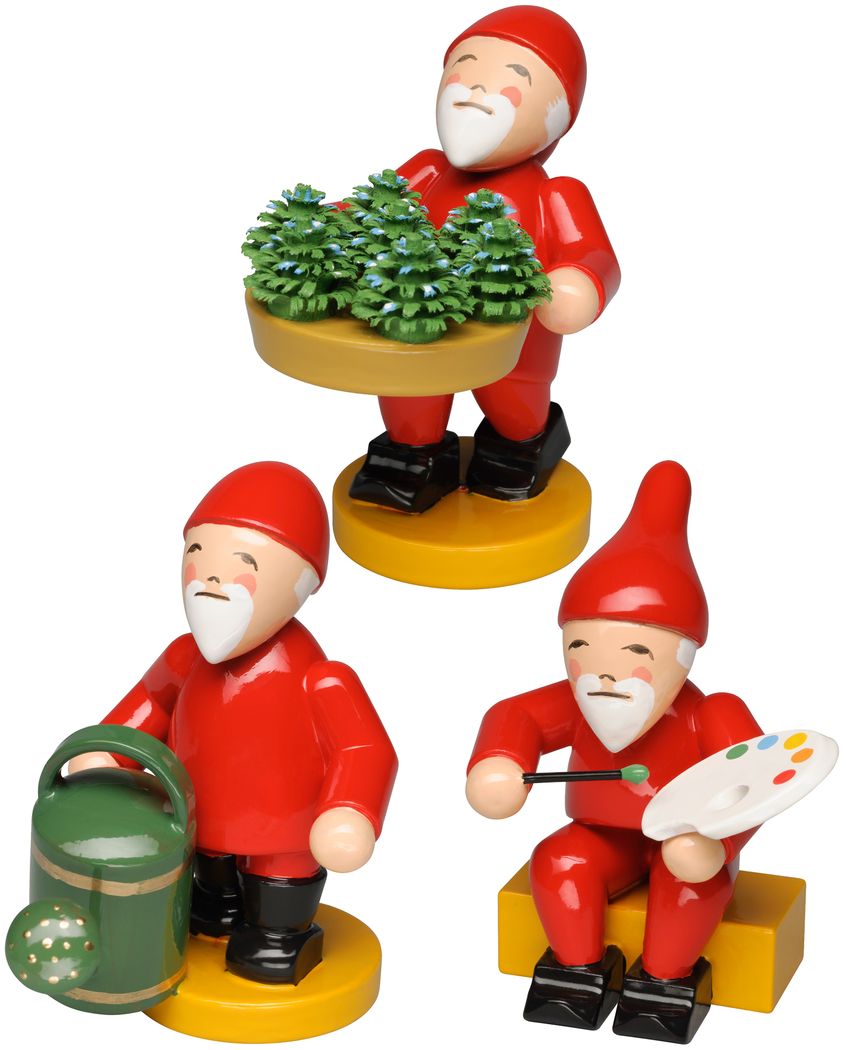 Wendt und Kühn Heinzelmännchen, 3 Figuren 5243/2018 Wendt und Kühn Heinzelmännchen, 3 Figuren 5243/2018